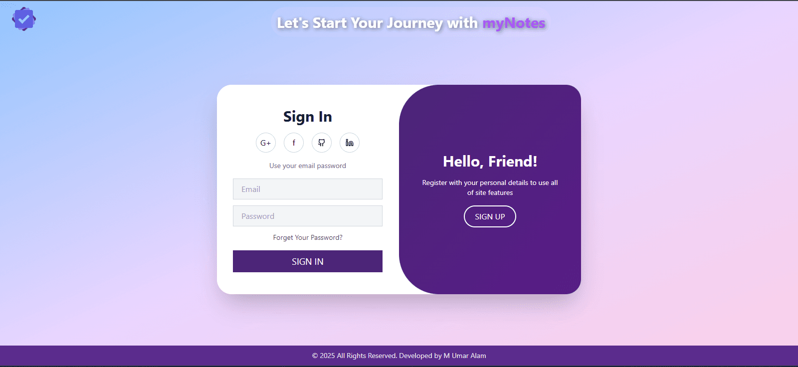 Notes Management (Mern Stack)